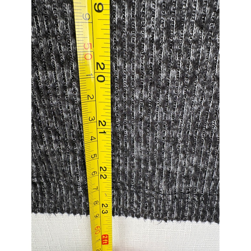 Gap Women XL Gray Marled Ribbed Mock Neck Long Sleeve Top Knit Pullover - Picture 6 of 7